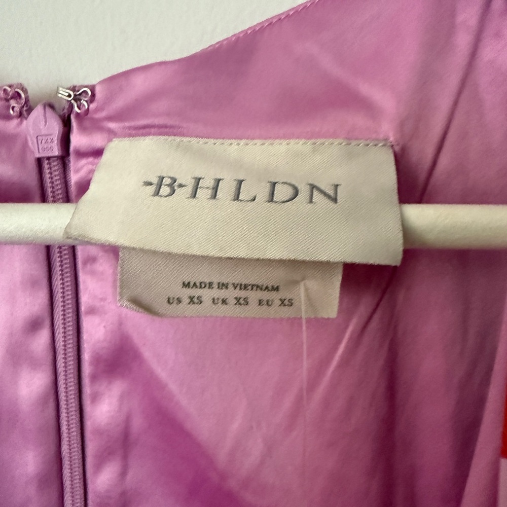 BHLDN Pink Striped Midi Dress - Picture 9 of 13